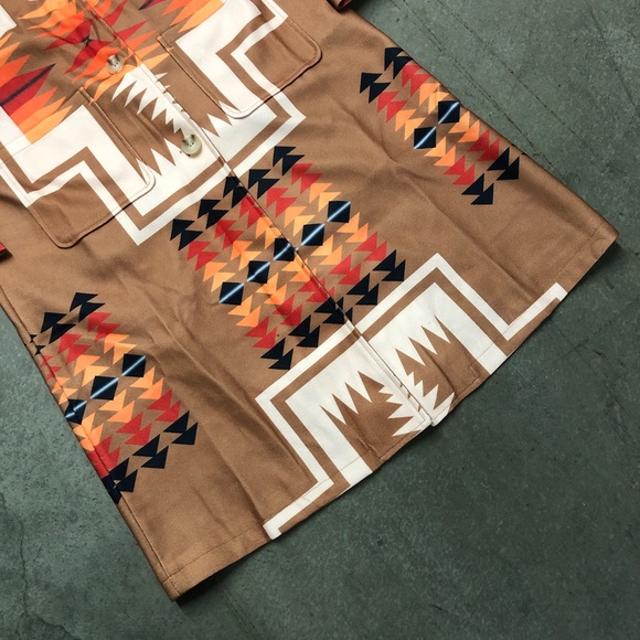 Womens Boho Tribal Aztec Blanket Coat Multi Color New With Tags! Medium - Picture 9 of 9